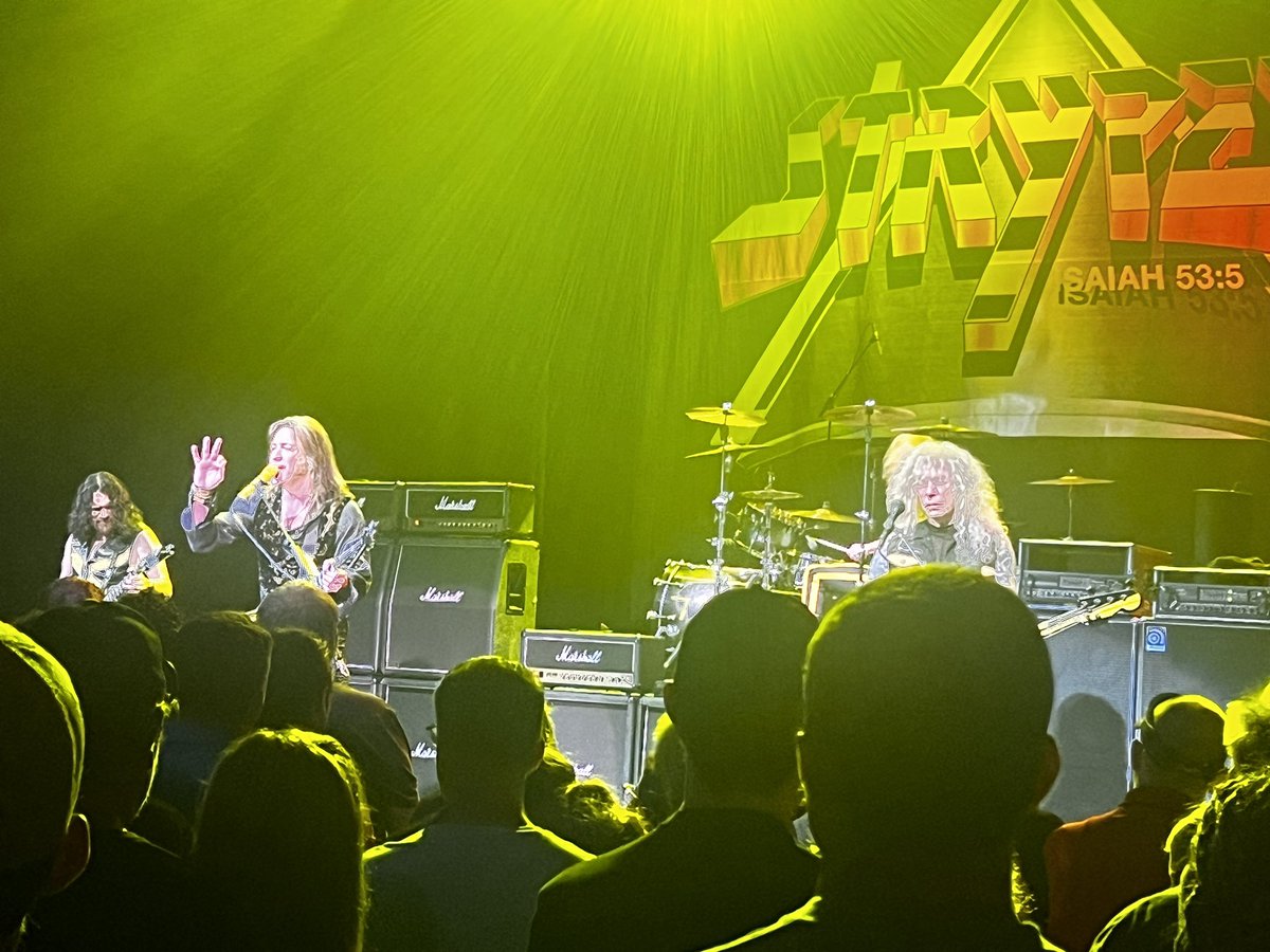 VirulentLance's tweet photo. @michaelhsweet @iTunes @amazon Well deserved.  I finally got to see you guys live in Mississippi.  Best show I have been to in a long time. Can’t wait to see Stryper again.  Been a fan since 85. https://t.co/jyKrRNm5XM