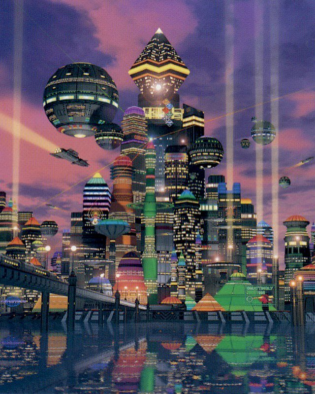 David Mattingly 'Beyond This Horizon', 1995 (book by Robert Heinlein)