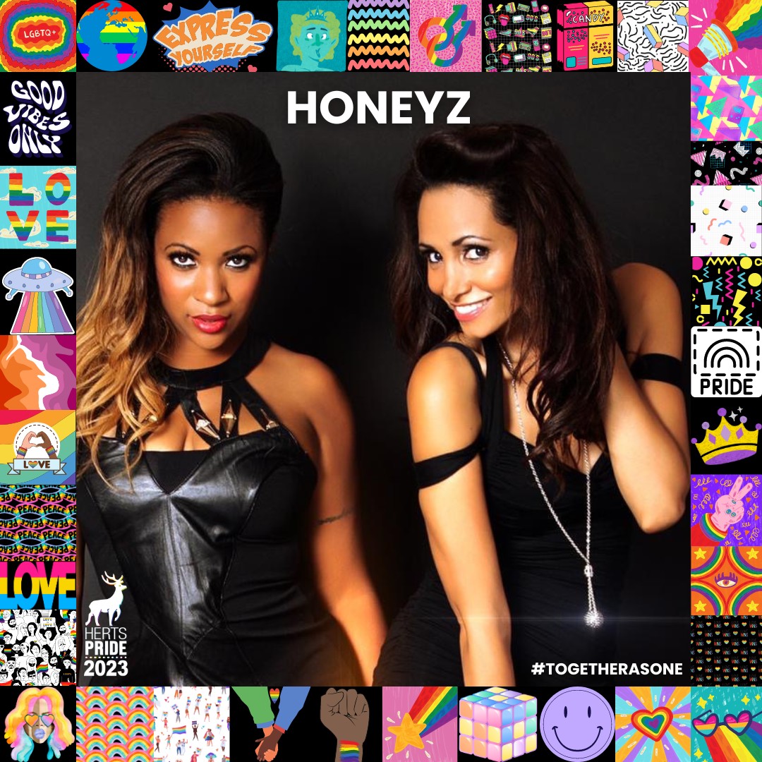 Headline Act - Honeyz Headlining for us at Herts Pride 2023 none other than the awesome @HoneyzOfficial Join us for a seriously good party! Get your tickets for this top weekend of entertainment bit.ly/3ZDsNfr