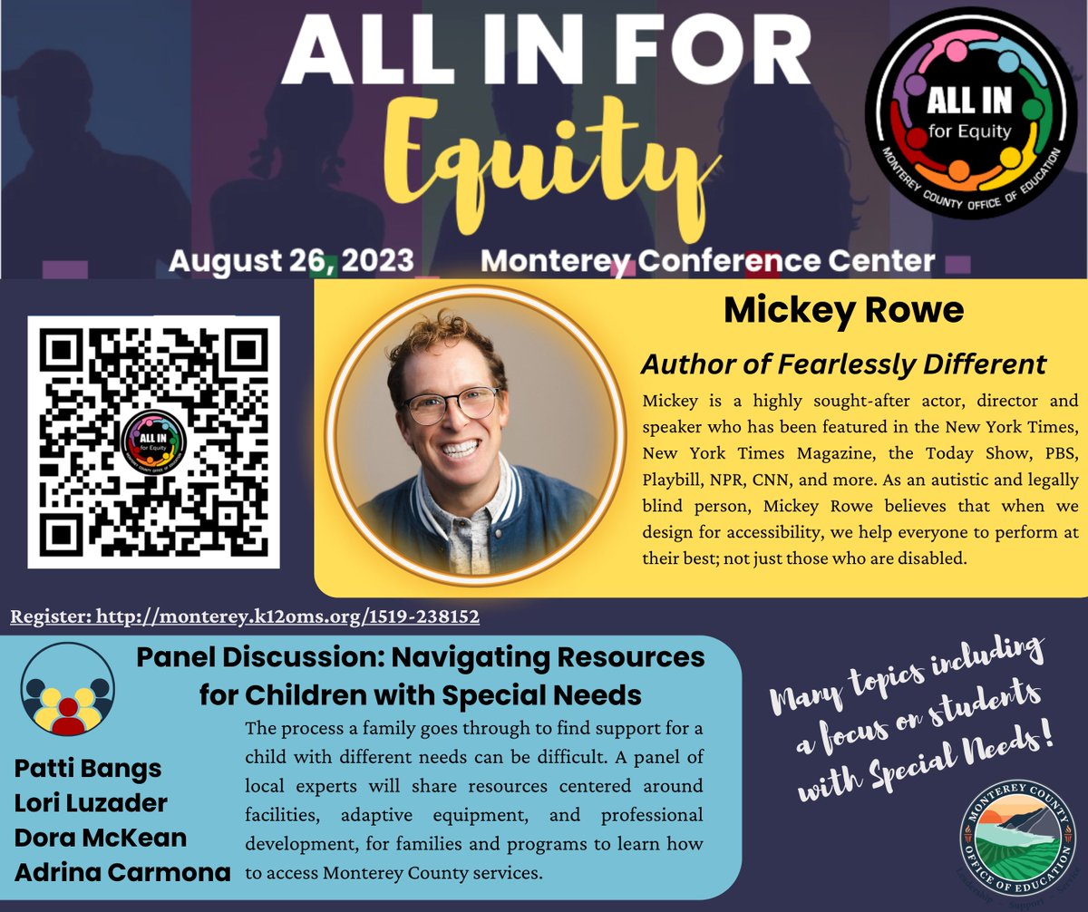 Looking forward this! Be sure to register for ALL IN For Equity! monterey.k12oms.org/1519-238152