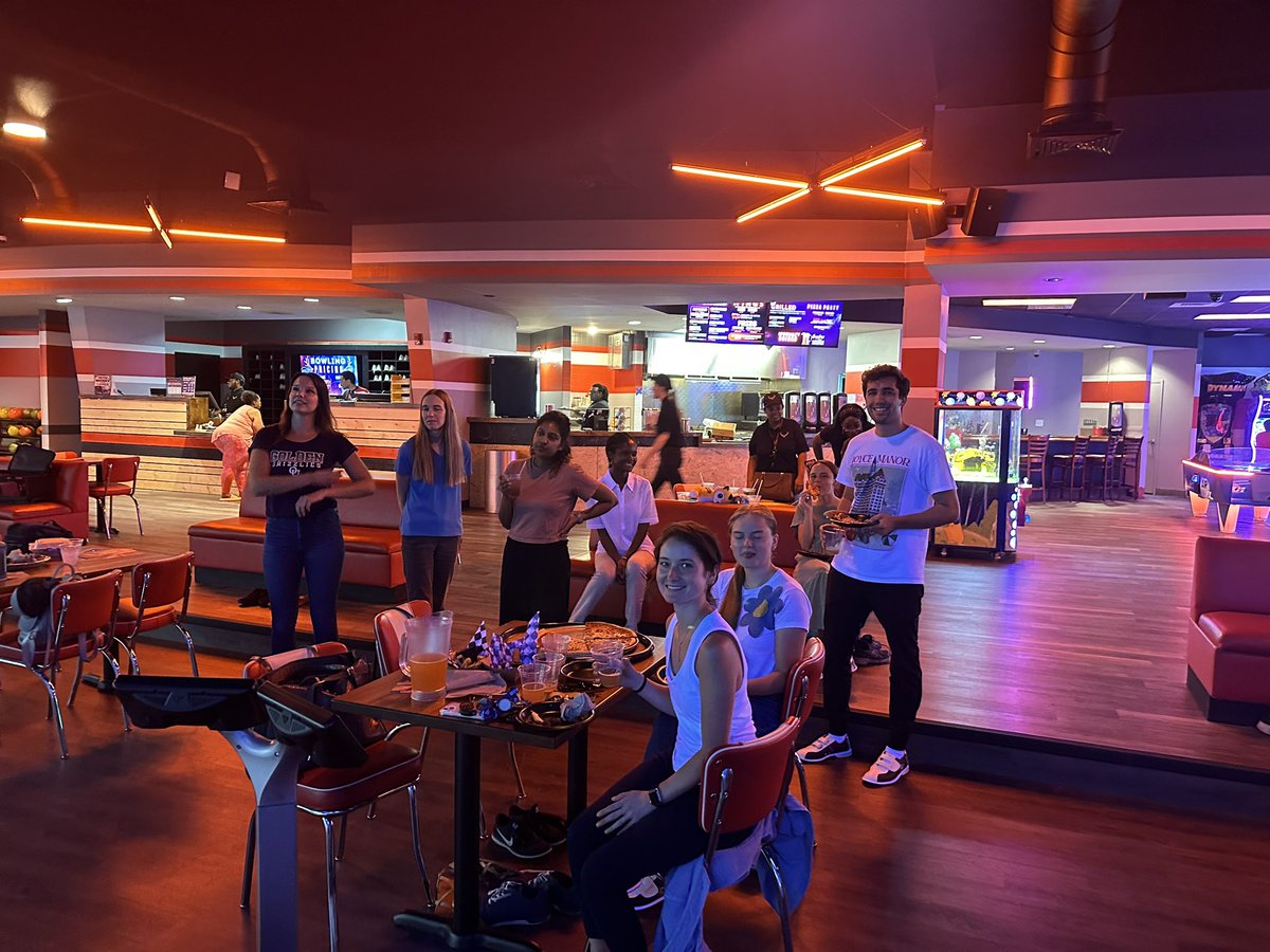 The Tlab and Wingler labs going head-to-head 🎳. <a href="/Duke_PCB/">Duke Pharmacology & Cancer Biology Department</a>