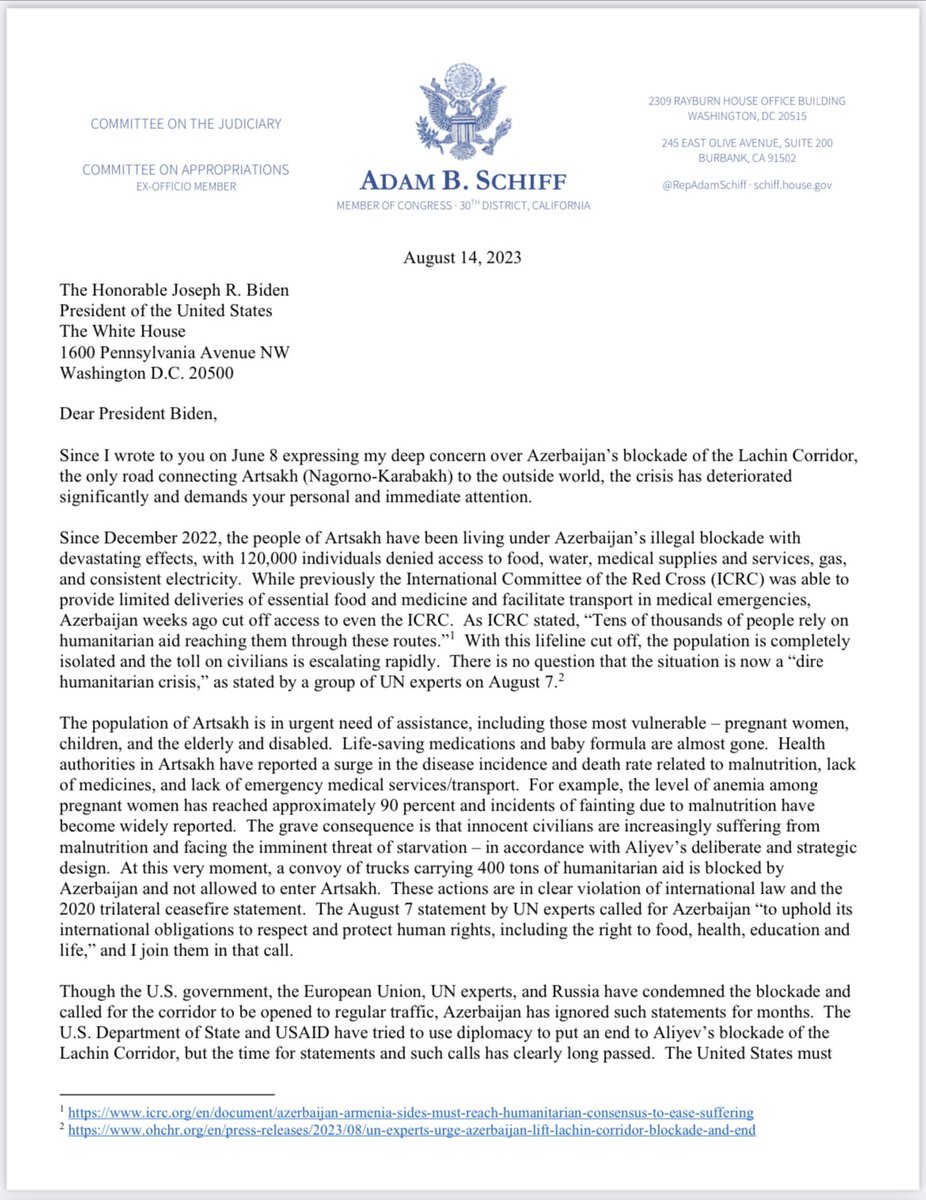 Adam Schiff tweet media