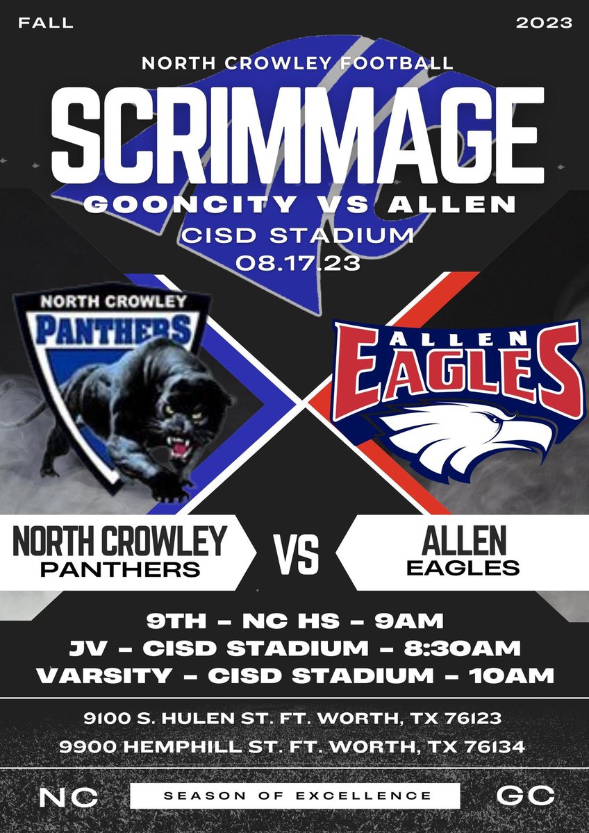 North Crowley Football tweet media