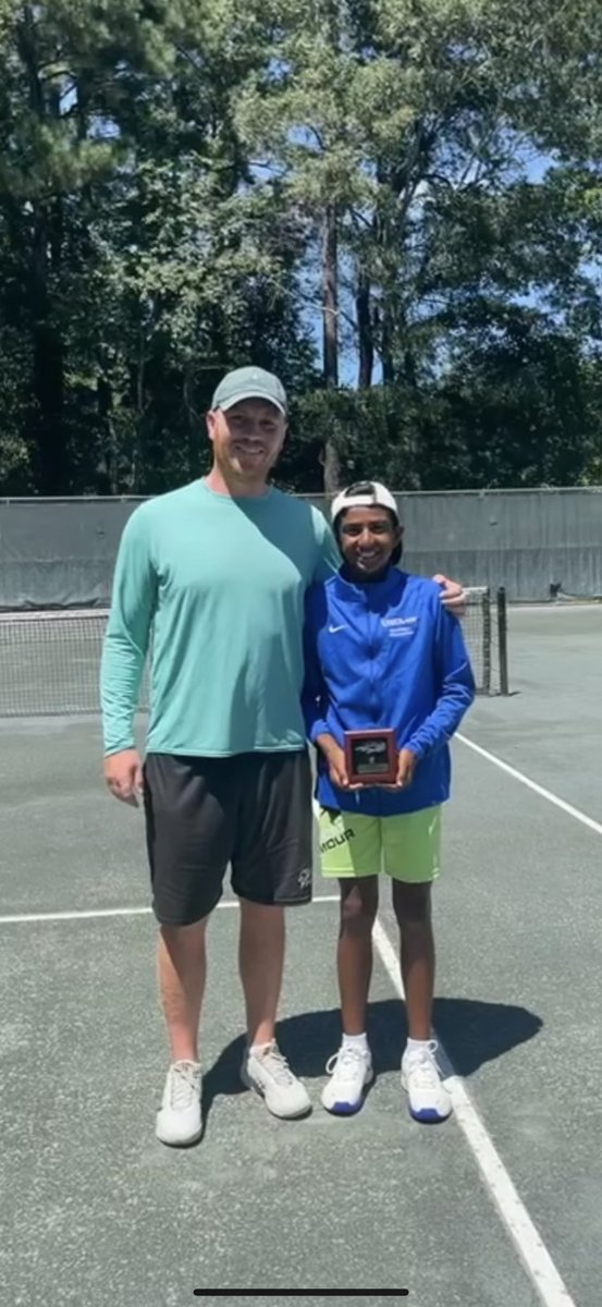 Coach_Cameron's tweet photo. Congrats Smyan Vijay on winning the USTA Boy’s 12’s National Hard Court Championships in Doubles! #TeamYonex https://t.co/MnxQF2Yq7w