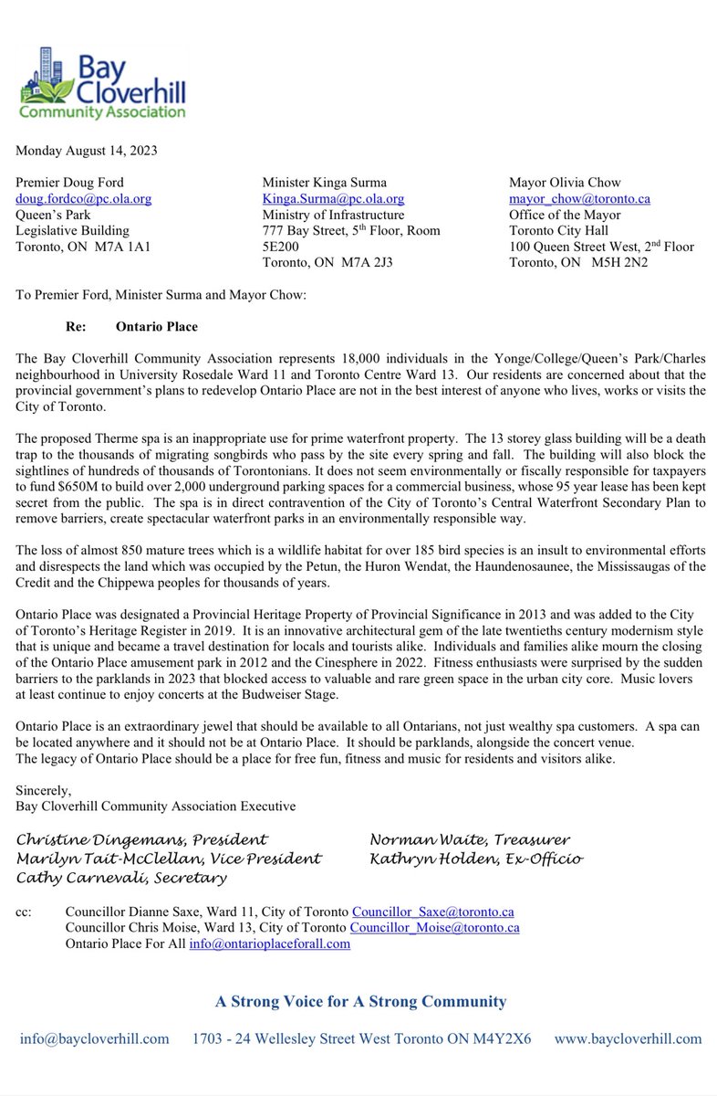 Ontario Place for All © tweet media