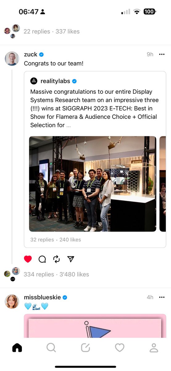 Kommentare sind ja bei #Threads in der EU immer noch gesperrt. Ganz ehrlich. Ist nicht nur schlecht 🤪