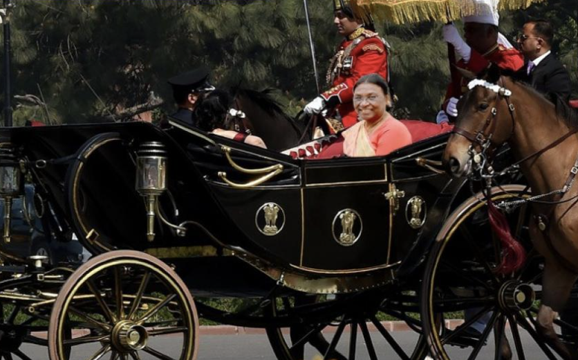Golden carriage