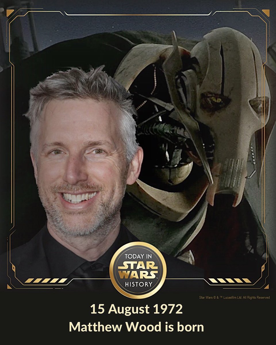 TodayinStarWars's tweet image. 15 August 1972 #TodayinStarWarsHistory "Ah, yes... the negotiator, General Kenobi. We've been waiting for you." #Grievous #Voice #MatthewWood