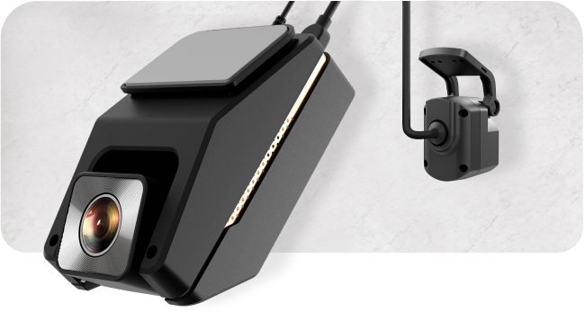 We also offer a dashcam with Ultra HD resolution, supporting both front and rear recording. The rear recording can achieve 2K Quad HD resolution, and the rear camera can be installed both inside and outside the vehicle with an IP67 waterproof rating.