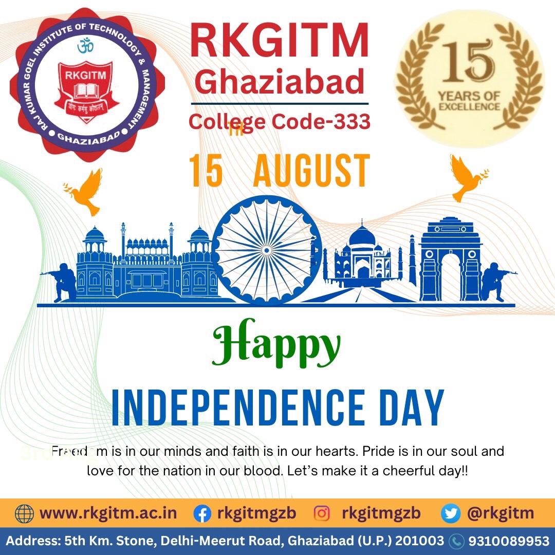 rkgitm's tweet photo. #happy_independence_day
#rkgitm(333)
#education https://t.co/j7ae0nMj8h