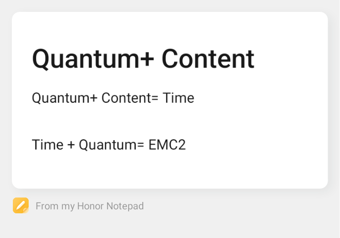SuperSonicTrax's tweet photo. Quantum+ Content= Time

Time + Quantum= EMC2

#Powerhouses

https://t.co/O3En7sjr7H https://t.co/3BIqEY45Zv