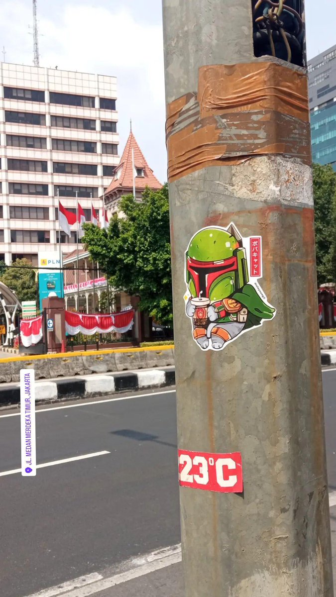 muloyoung's tweet image. Bobcat Fett
On the street..🧋

#BobaFett
#StickerBombs 
#Stickerart