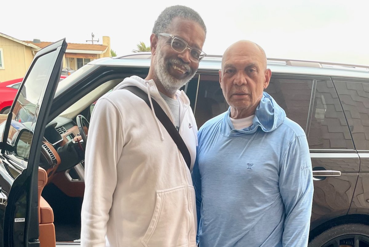 When I tell you I spent a couple hours today interviewing, talking to and hanging with two of the most iconic athletes in American sports history, two of the most impactful African Americans this country has ever produced and we didn't discuss basketball or baseball. Believe me!