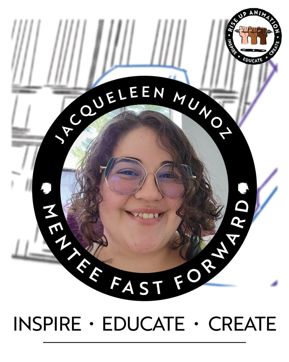 riseupanimation's tweet photo. Happy Monday Rise Up fam! We're bringing you another #MenteeFastForward where we hear from an RUA Mentee that found a step forward in their animation career.

Today we celebrate Jacqueleen Munoz from @NickAnimation https://t.co/h8W0bqmR5c