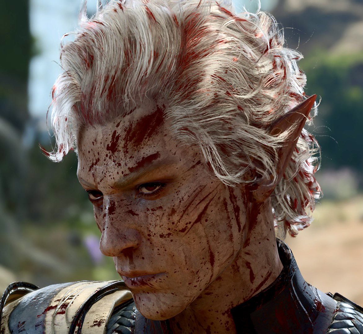 Life has been unbelievably hard lately but at least BG3 gave me a sad sexy vampire to sweep me off my feet and kill me. 🥰🩸