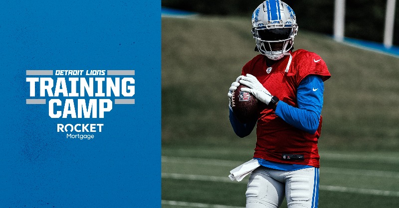 Lions's tweet photo. "(Teddy) Bridgewater, 30, said he already loves the quarterback room in Detroit and the entire situation from the front office to the coaching staff to the roster. He said it just felt right and that his spirit belonged in Detroit," writes @ttwentyman.