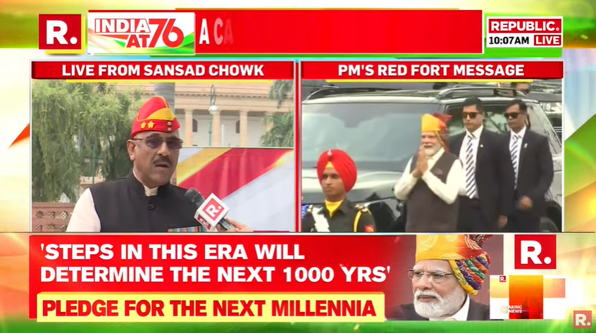 PM Modi started his 91-minute speech with Manipur. Whatever he said was correct: Major General KK Sinha (retd) tells Republic's @shawansen #IndependenceDayIndia #IndependenceDay #August15 #India #Tricolour #RedFort Tune in- youtube.com/watch?v=AlILZh…