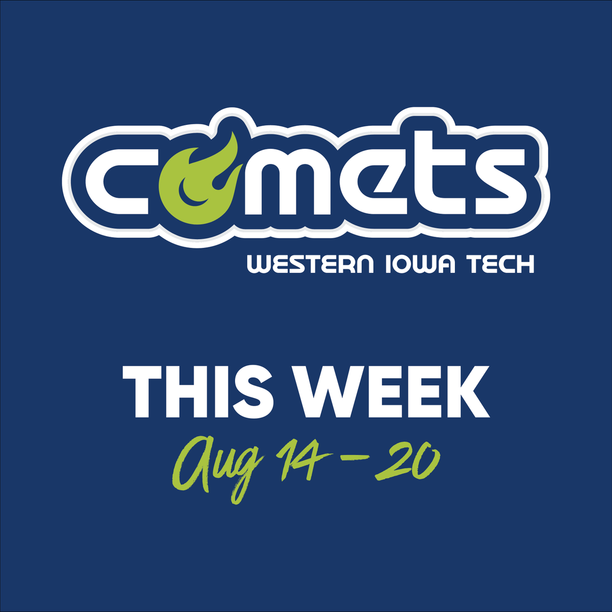 WIT_Comets's tweet photo. Exciting week ahead for the Comets! Join us to cheer on our teams. #GoComets #WITComets https://t.co/KlNuf10K8N