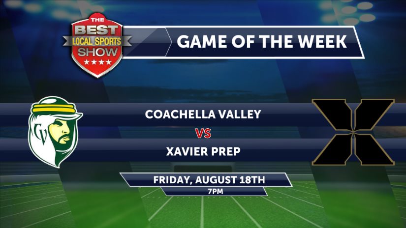 Blake Arthur (@blakearthur24) on Twitter photo Mayor's Cup 🔵🔴🟣⚫️🏆
OR
Cross-League Clash 🟢🟡⚫️🟡🏈
Which game do you want as our featured GAME OF THE WEEK?
<a href="/IndioHS_Sports/">Indio High School Athletics</a> @AthleticsSHHS <a href="/mightyarabs/">Coachella Valley HS</a> <a href="/XCPHS_Football/">Gold Domes</a> @IHSRajahs <a href="/SHKnightsFB/">Shadow Hills HS Knights Football</a> <a href="/CvHigh/">CoachellaValleyHS</a> <a href="/XCPAthletics/">Xavier Athletics</a> <a href="/KESQ/">KESQ News Channel 3</a> @BaileyKESQ
VOTE here >>> kesq.com/news/2023/08/1… Mayor's Cup 🔵🔴🟣⚫️🏆
OR
Cross-League Clash 🟢🟡⚫️🟡🏈
Which game do you want as our featured GAME OF THE WEEK?
<a href="/IndioHS_Sports/">Indio High School Athletics</a> @AthleticsSHHS <a href="/mightyarabs/">Coachella Valley HS</a> <a href="/XCPHS_Football/">Gold Domes</a> @IHSRajahs <a href="/SHKnightsFB/">Shadow Hills HS Knights Football</a> <a href="/CvHigh/">CoachellaValleyHS</a> <a href="/XCPAthletics/">Xavier Athletics</a> <a href="/KESQ/">KESQ News Channel 3</a> @BaileyKESQ
VOTE here >>> kesq.com/news/2023/08/1…