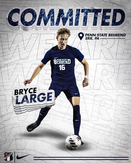 I am so excited to announce that I have verbally committed to the University of Penn State Behrend! 
<a href="/BehrendMSoccer/">Penn State Behrend Men's Soccer</a>