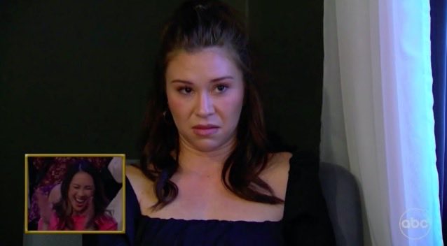 tiffany__seitz's tweet photo. Xavier: “I’m a good guy” 

Charity backstage: 

#TheBachelorette  #Bachelorette  #BachelorNation #MenTellAll https://t.co/YyTjuw1xaF