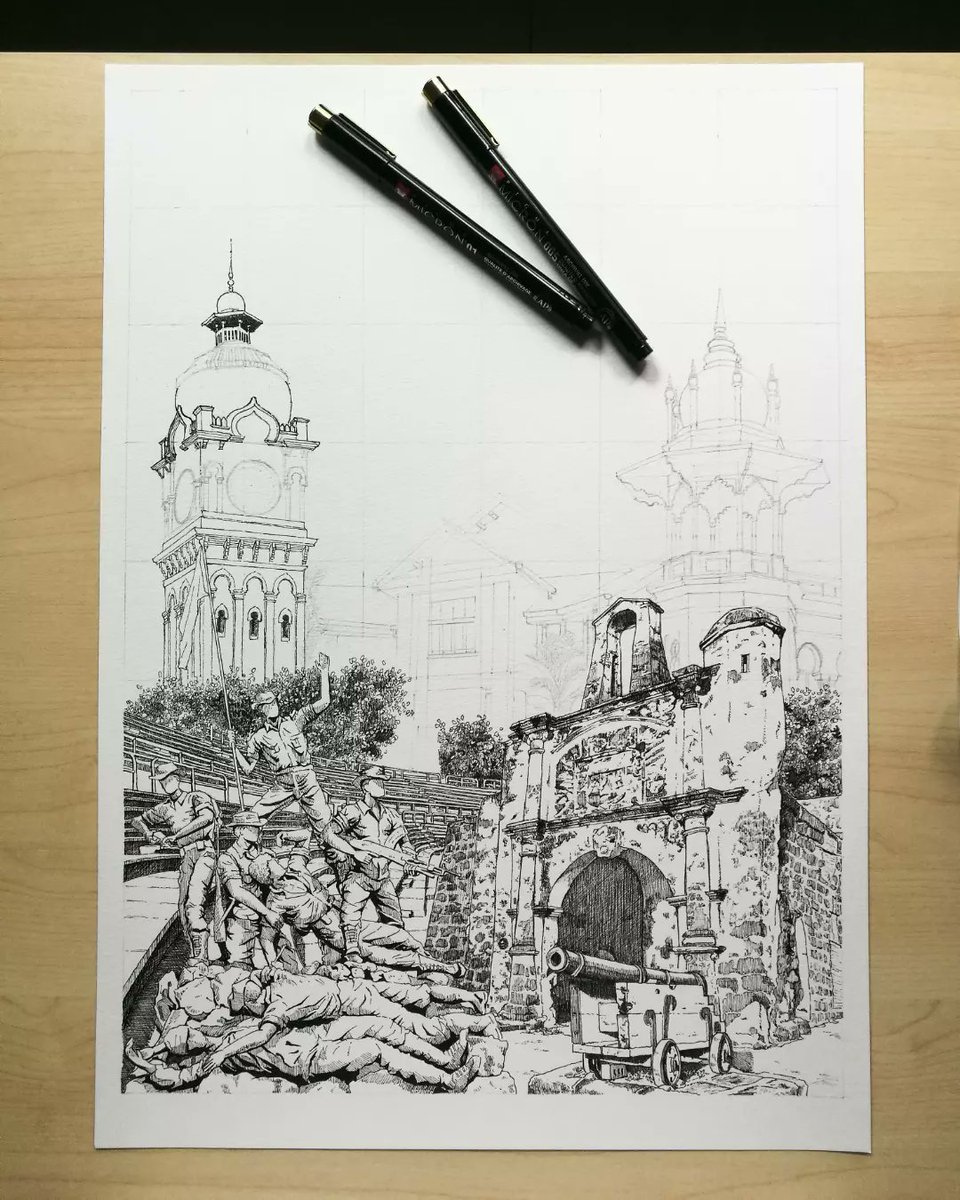 Good morning. How do you start your day?
Me: Tenung my drawing progress for few minutes then off to other things 👀
Have a great day everyone!✨
#sketch #pensketch