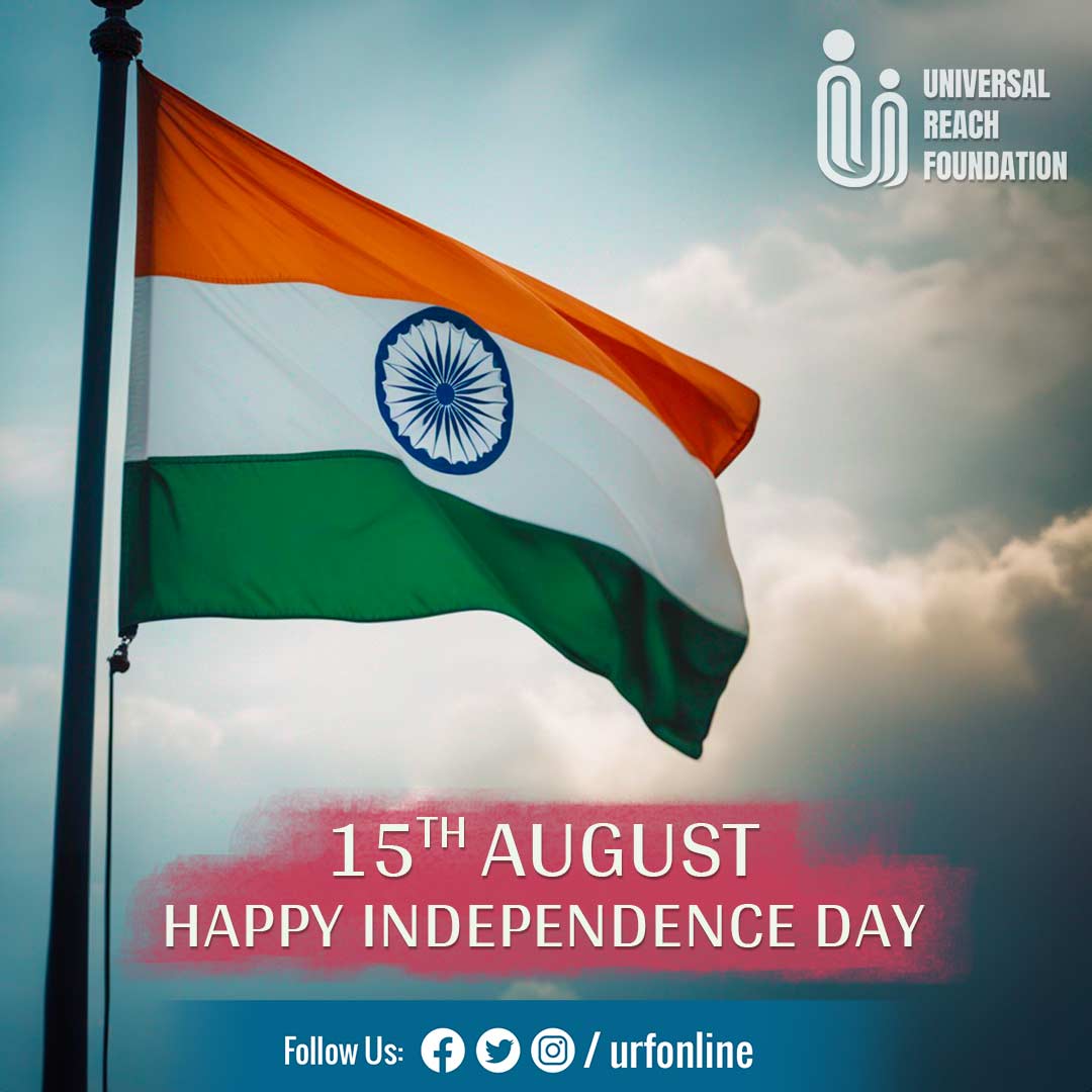 urfonline's tweet photo. Embracing 76 Years of Unity and Diversity!
On this 77th #IndependenceDay, let's remember that our strength lies in our harmonious coexistence. As we raise our flags high may our hearts be open to forging connections that promote lasting peace

#URFonline #UniversalReachFoundation https://t.co/dOER6KLtE3