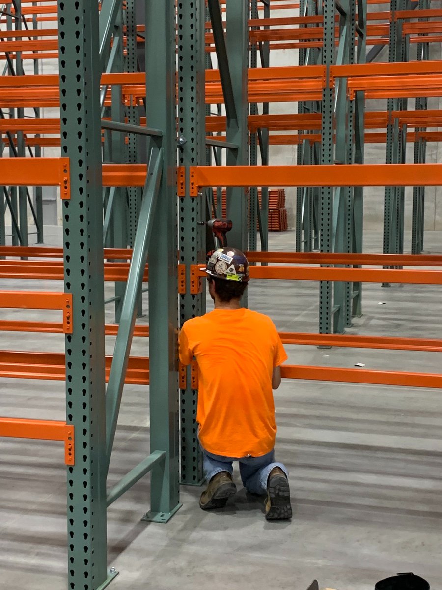 MidAmCarpenters's tweet image. #Local1693 Millwrights are building a racking system at Precision Planting in Morton, IL. There's a big demand in this market and Union Carpenters &amp;amp; Millwrights are the best trained and most productive workforce available to answer the call.
#UnionStrong #Millwrights