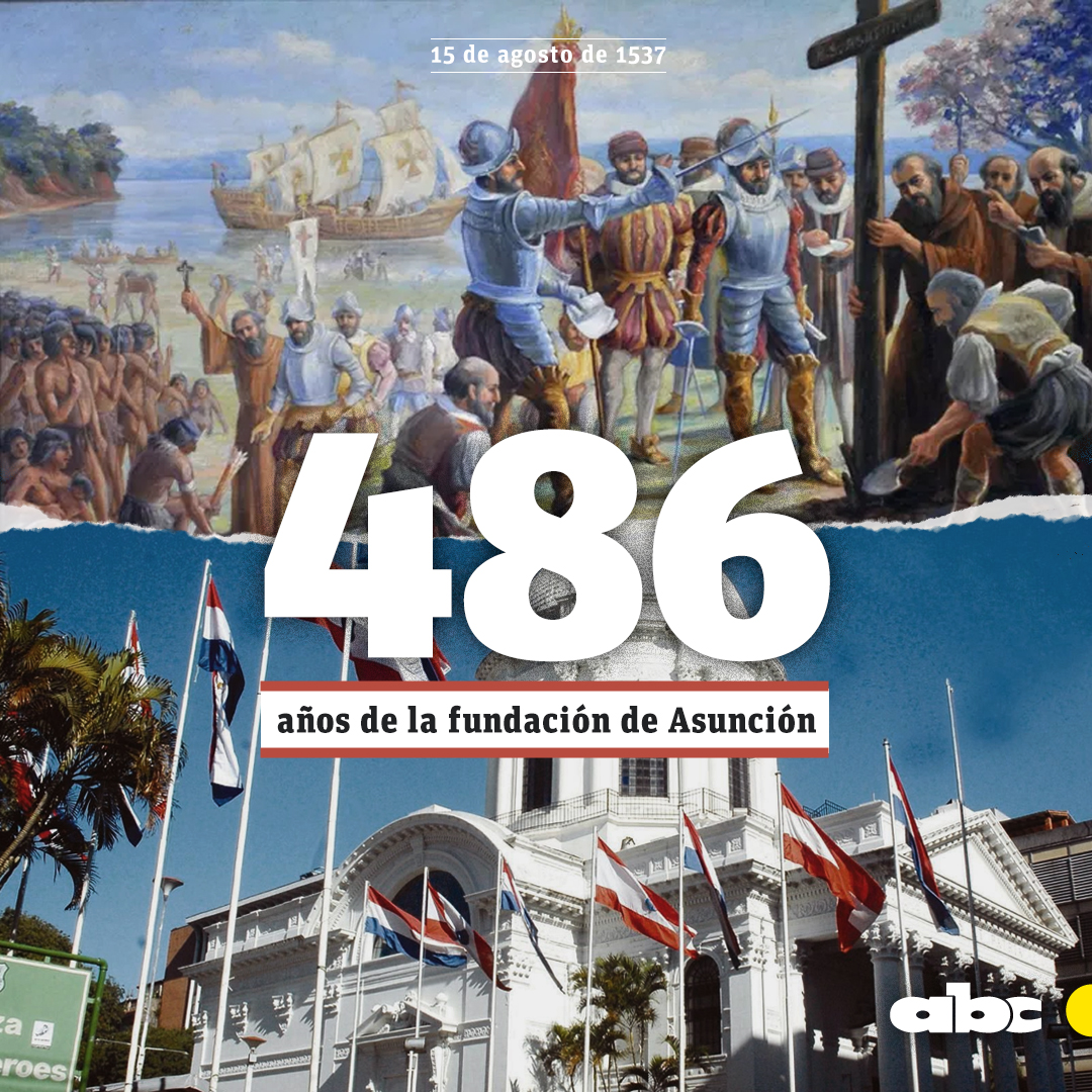 ABCDigital's tweet photo. #ASU486| 🇵🇾❤️¡Salud, capital del Paraguay!

📍Un día como hoy, hace 486 años, Juan de Salazar y Espinoza fundaba el fuerte "Nuestra Señora de la Asunción.

🔸Fue llamada “Madre de Ciudades”, ya que se convirtió en centro de toda la provincia.

📲https://t.co/M2ZicWy0PA https://t.co/FJYPqDNxzT