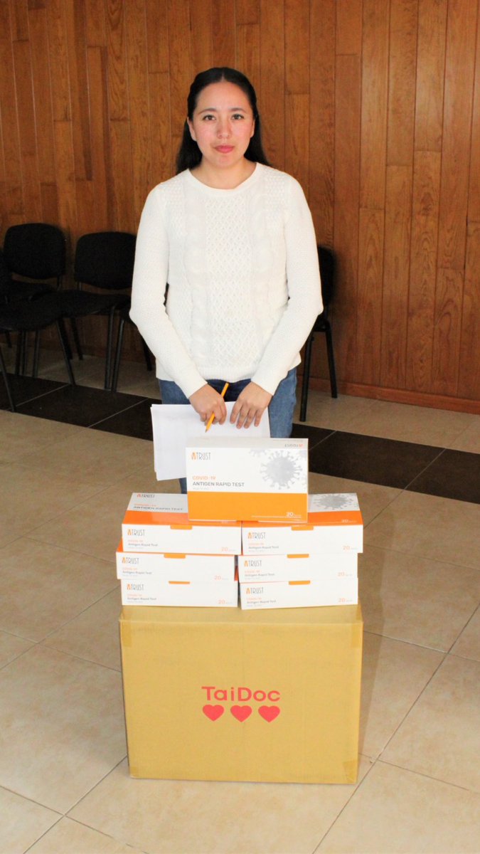Agradecemos la labor altruista de #LabcareDiagnostika  por contribuir con la donación de pruebas rápidas de antígeno #COVID19  para una detección oportuna en la población mexiquense que acude a recibir atención médica a las unidades médicas del ISEM e IMIEM 🤍
