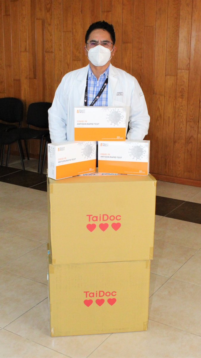 SuMrXTransforMr's tweet photo. Agradecemos la labor altruista de #LabcareDiagnostika  por contribuir con la donación de pruebas rápidas de antígeno #COVID19  para una detección oportuna en la población mexiquense que acude a recibir atención médica a las unidades médicas del ISEM e IMIEM 🤍 https://t.co/OIqwHY6GOZ