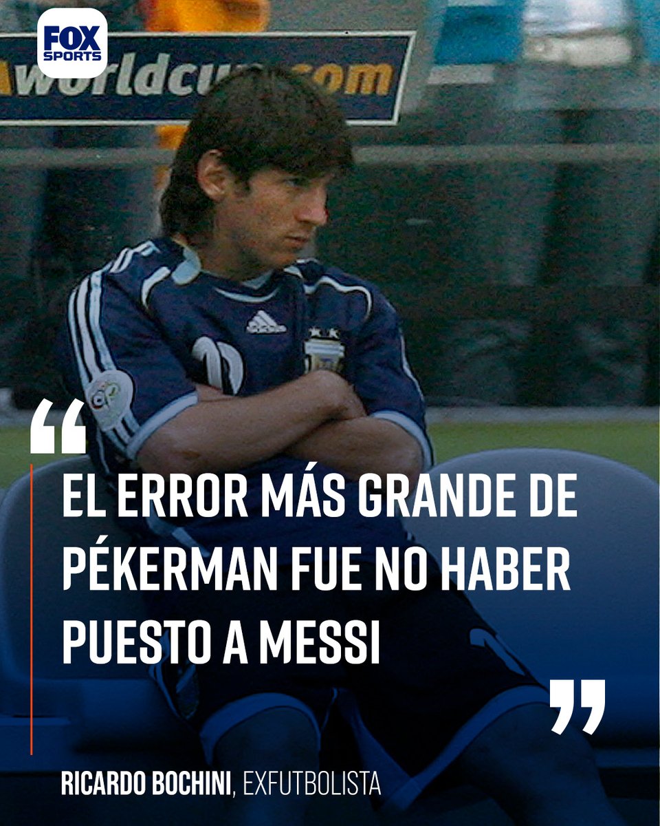 FOXSportsArg's tweet image. #Fútbol | Ricardo Bochini habló en DeporTv sobre el mundial 2006 y dijo: "Argentina tenía más equipo en 2006 que éste que ganó el campeonato del mundo" 

#FoxSportsArgentina #Messi #Mundial #Pékerman