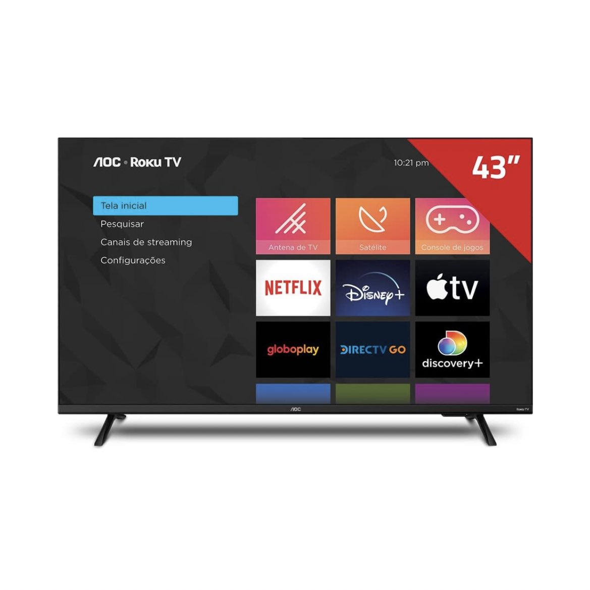 tudonapromo's tweet photo. 🚨 Oferta Amazon

🔷AOC Smart TV LED 43" Full HD, Design sem bordas, Wifi, Conversor Digital, USB, HDMI

💵De R$1.649 por R$1.499 (Até 10x sem juros)
🛒https://t.co/CQdKP1ZzZf https://t.co/9LkRmbrY9g