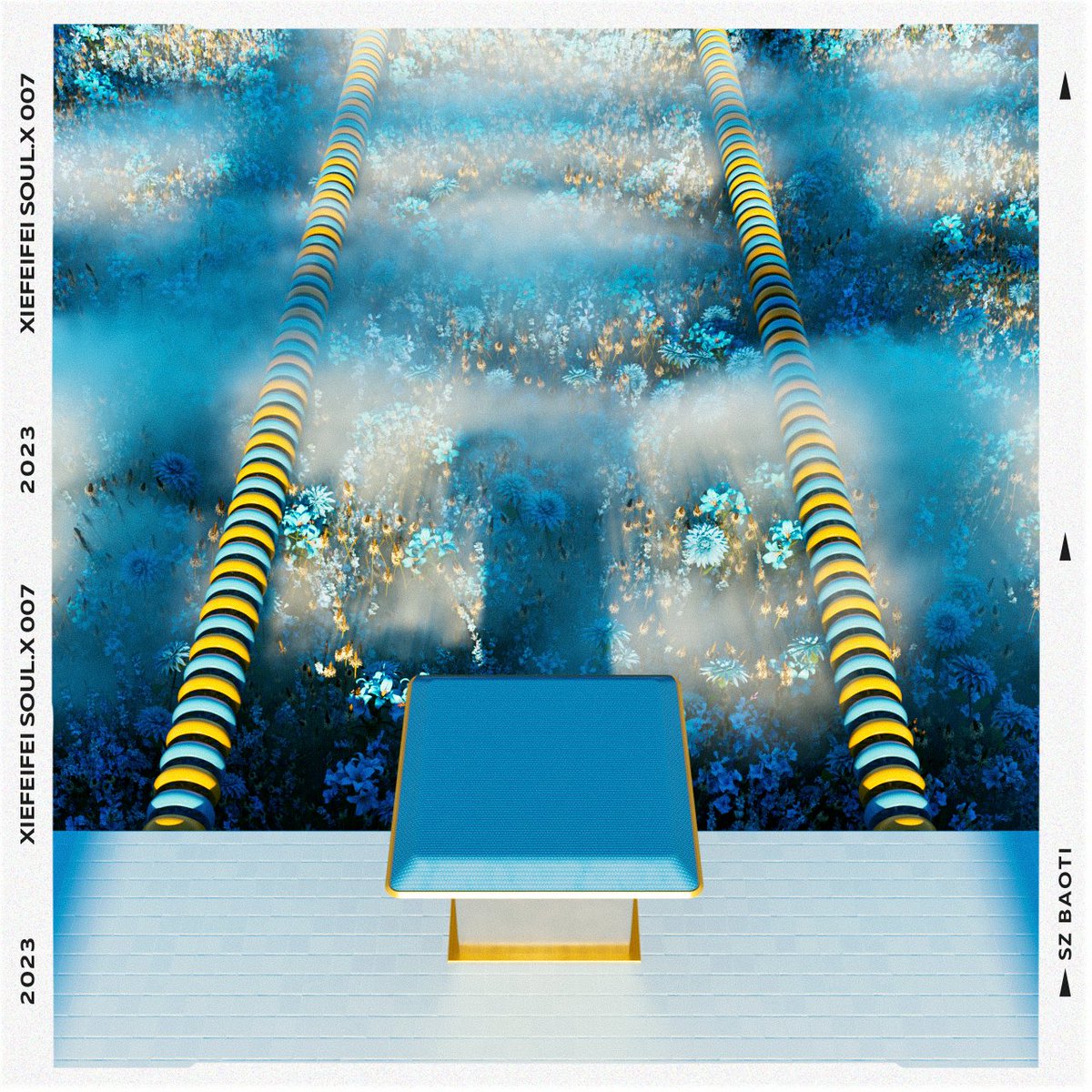 🏊💙#C4d #3D #Octane #film