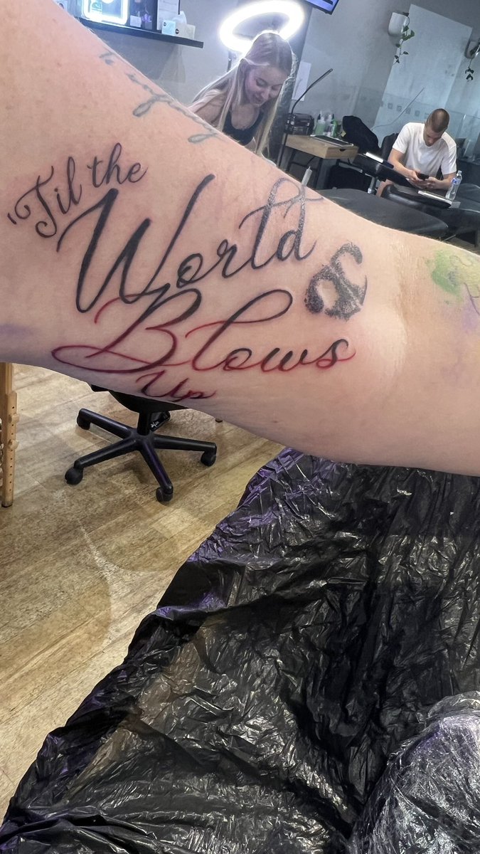 moorepink_'s tweet photo. I got this last week @Pink because my dog, Maple, saved my life when I was ready to quit. She’ll be my saviour ‘til the world blows up. 🩷 thanks to you and your beautiful words:? https://t.co/Xq5zGkzVnn