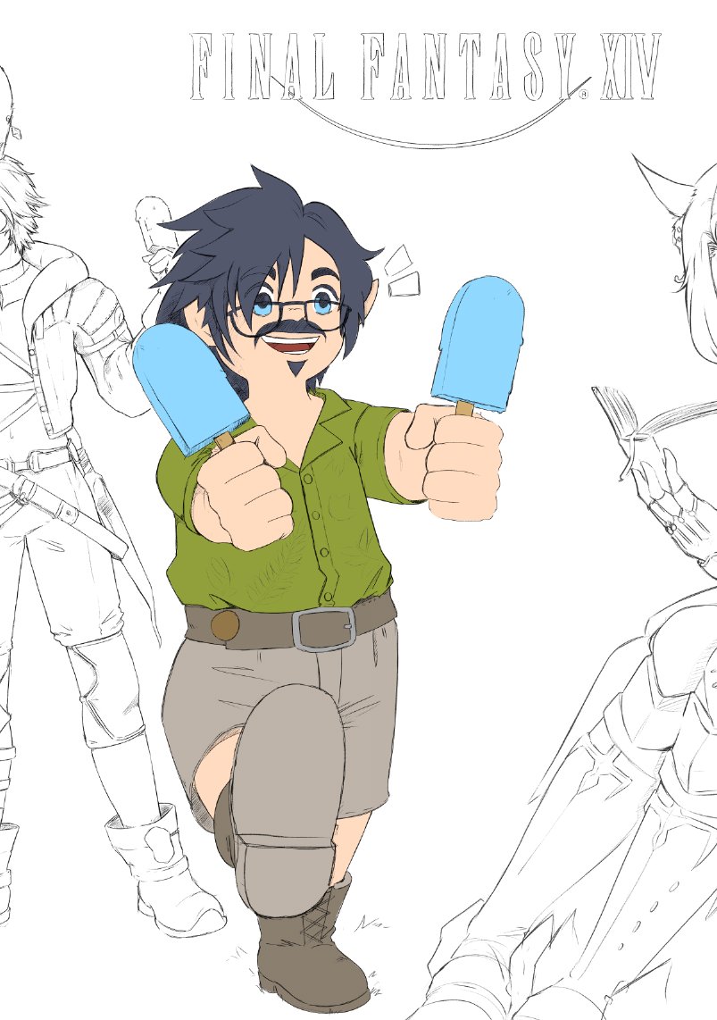 jilbgm's tweet photo. Dibujar sin compartir no tiene sentido ;) dibujillos que ando haciendo #finalfantasy #finalfantasyxiv #digitalart https://t.co/2CVjT6rkAc