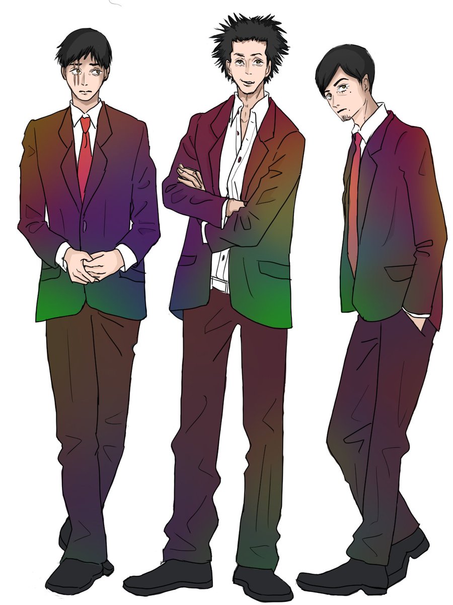 tabeteasobu's tweet photo. チェンソーマン大合作😊
アメリカ三兄弟で参加させて頂きました！
色塗りは子供の方が丁寧なので、子供に全部塗ってもらいました。
#チェンソーマン大合作 https://t.co/L3kdrZxrWo