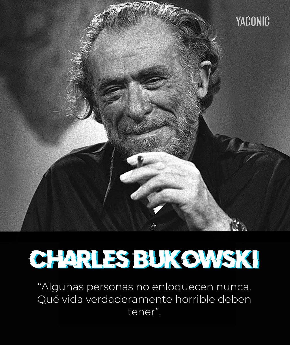 Yaconic's tweet photo. Un 16 de agosto pero de 1920, nació Charles Bukowski. Se ganó la fama de "poeta maldito" gracias a  su excesivo alcoholismo, pobreza y vida bohemia. Fue un representante del realismo sucio. ✒

#poesía

https://t.co/R8c9kSdT7d https://t.co/GXMwYn5s4B