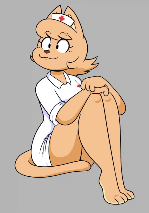 Have a quick doodle of nurse  Belle for your night
