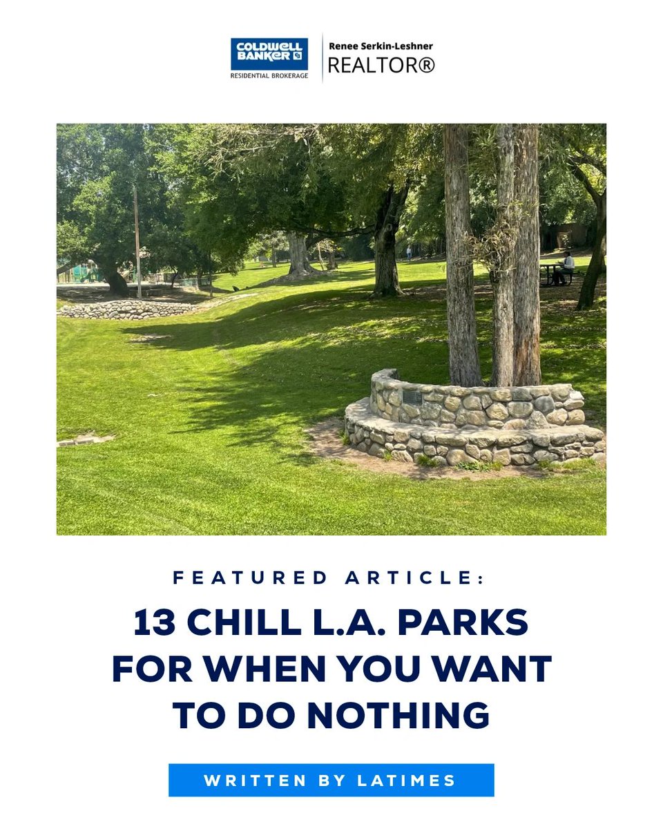 ReneeCARealtor's tweet photo. When you're in the mood to relax, these parks in L.A. County are where you want to go! Read more: https://t.co/z8Ow4SsJsx. #ReneeSerkinLeshner #ColdwellBankerRealtor #Realtor #CalabasasRealEstate #Calabasas #ThousandOaksCA https://t.co/wRWWVLW2Iv