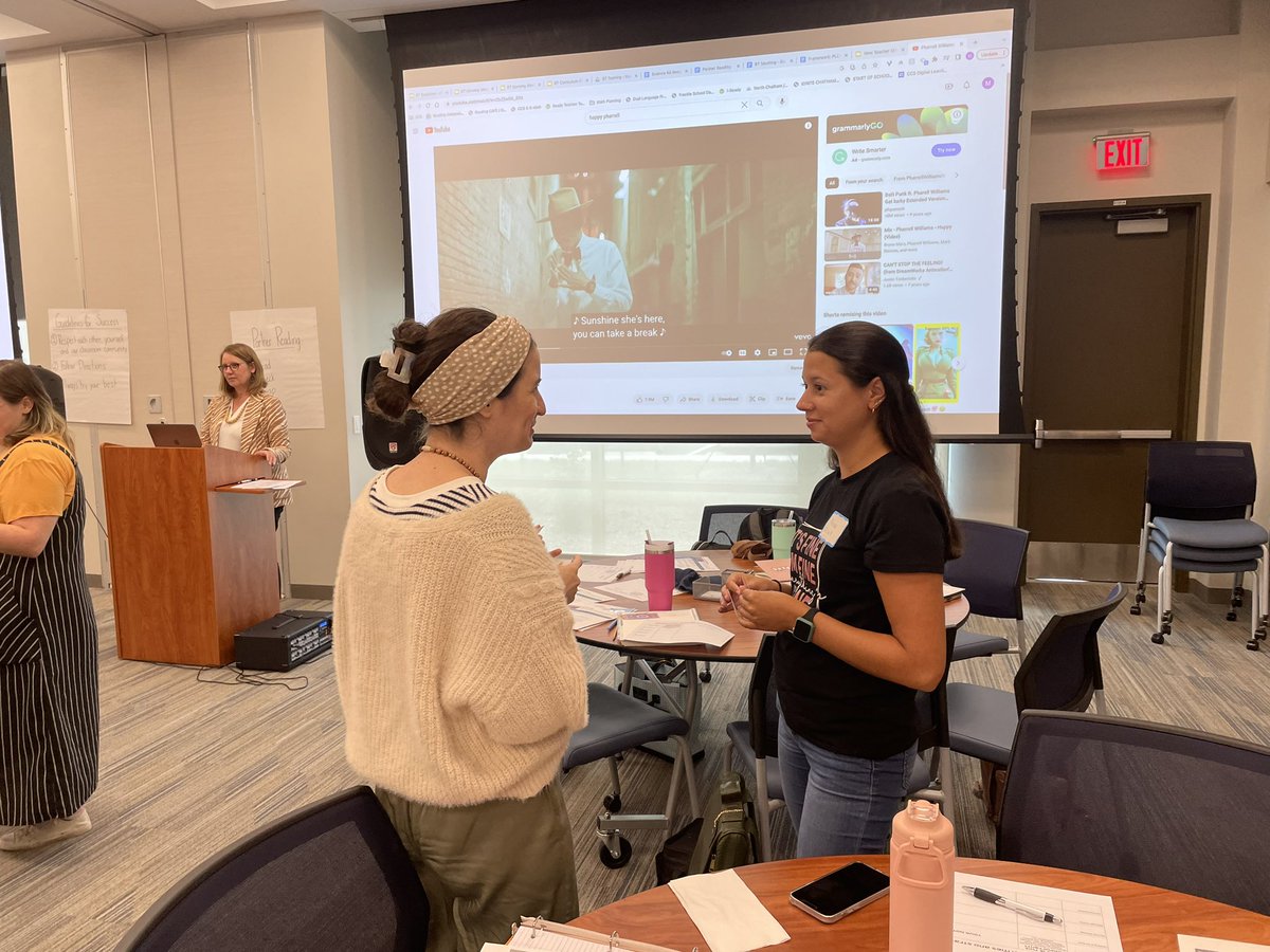 We were so excited to share with our CCS new teachers today!  So thankful they chose #OneChatham!