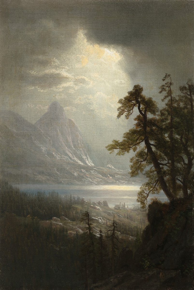 Albert Bierstadt,
Landscape Study: Estes Park, Colorado, Morning
 c. 1860