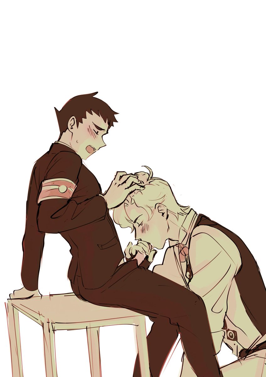 raviolibido's tweet photo. Once in a while I am possessed and must draw tgaa herlock sholmes being a ho #龍シャロ #ryuulock https://t.co/IkvOkBRn1K