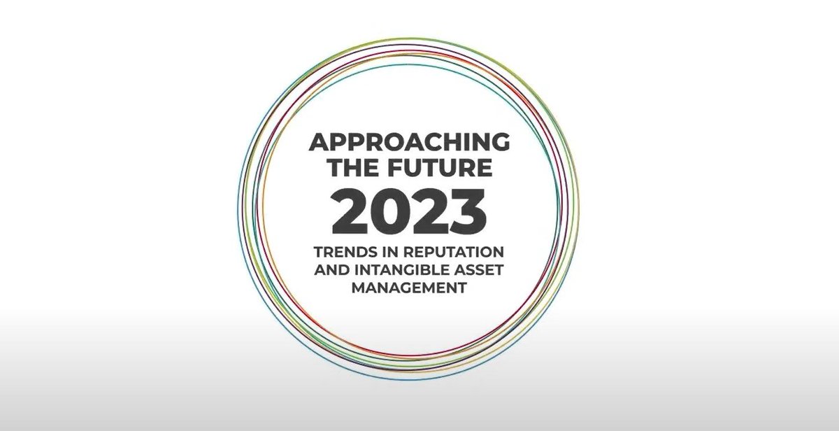 Wow what a great time for #CommsPros. We must make the most of it. The Approaching the Future 2023: Trends in Reputation and Intangible Asset Management report shows that corporate comms is the trend being worked on the most by companies.
hubs.ly/Q01-vsqF0
#approaching2023