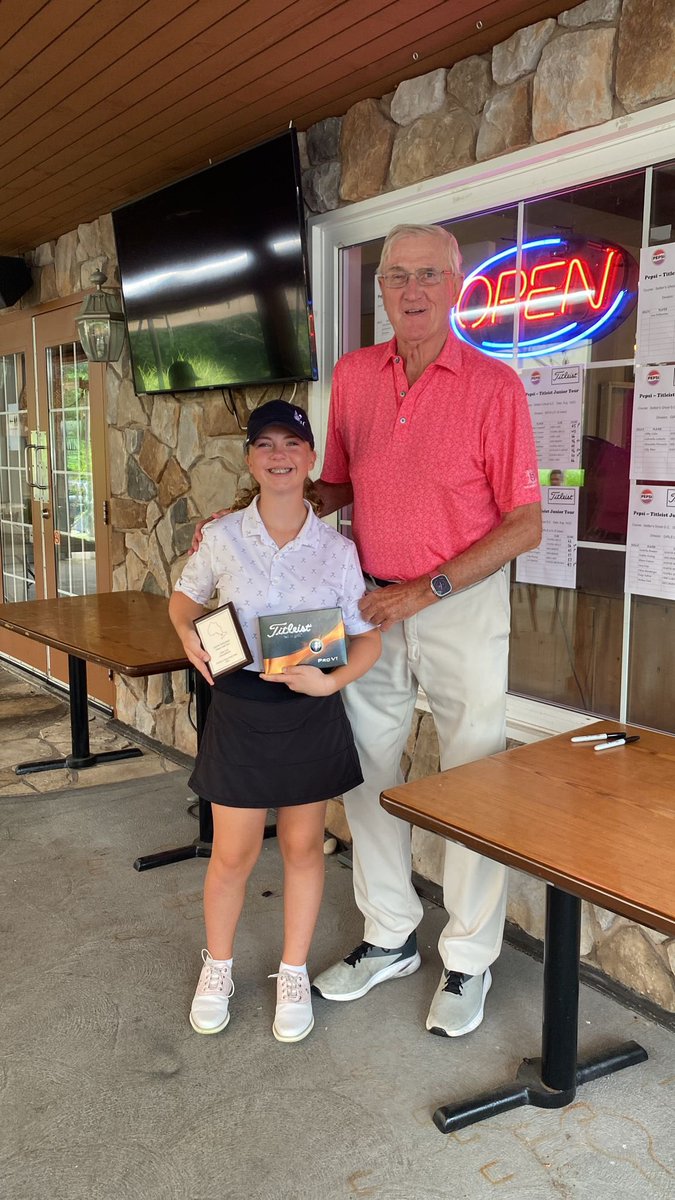Congratulations once again to Chloe for a first place finish today on the  Pepsi Titleist Tour stop # 4 today at <a href="/settlersghostgc/">Settlers' Ghost GC</a>  Great playing kiddo.
