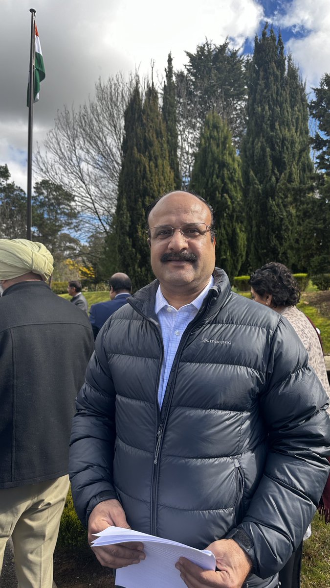 CaptJasvinder's tweet photo. 77 वे स्वाधीनता दिवस के उपलक्ष में आस्ट्रेलिया की राजधानी कैनबरा स्थित भारतीय दूतावास में आयोजित कार्यक्रम में शामिल होने का अवसर म���ला !
आप सभी की स्वाधीनता दिवस की शुभकामनायें !
जय हिन्द ! जय भारत ! https://t.co/i0dvSUo08N