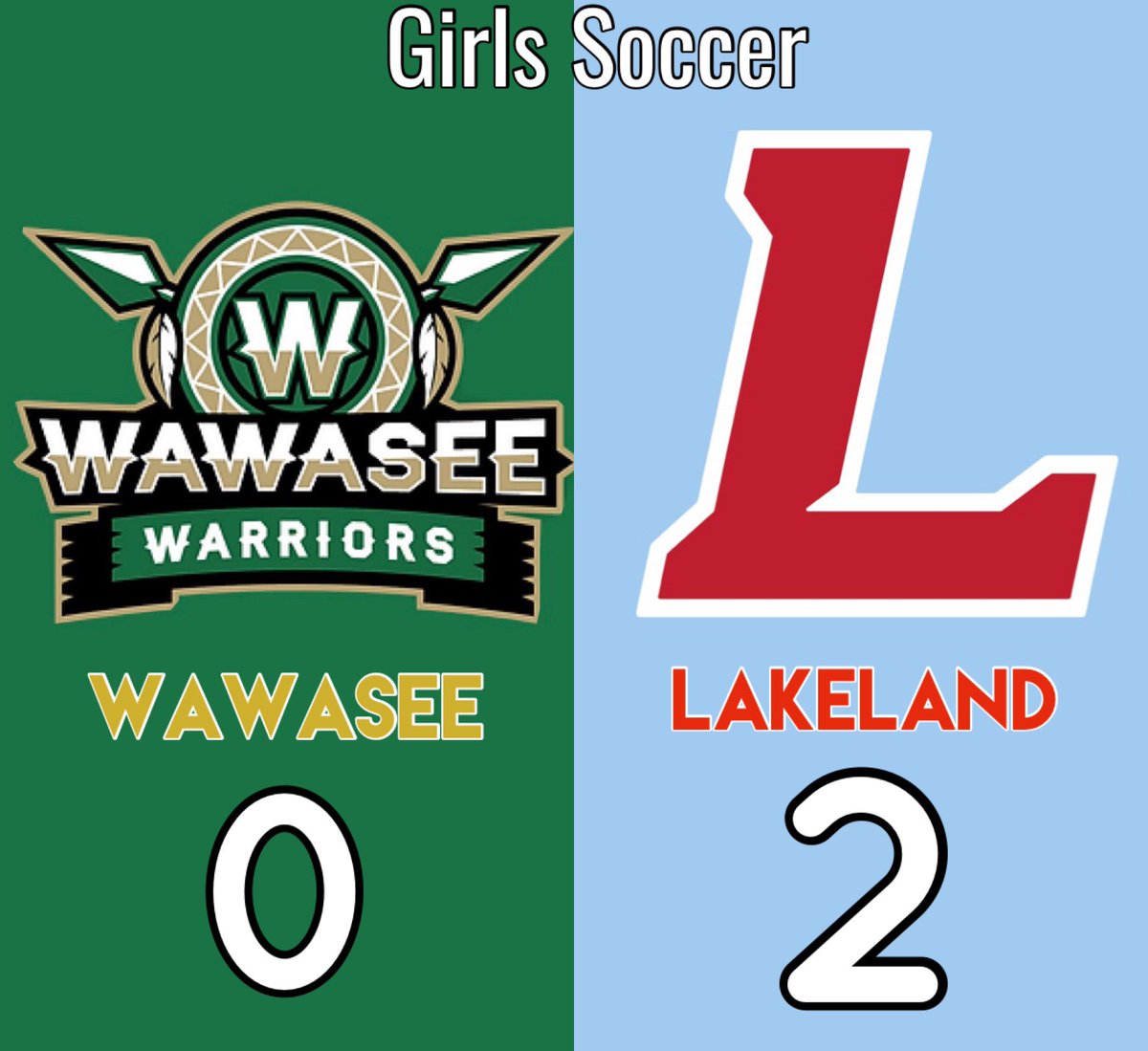 Lakeland opens the season by shutting out Wawasee led by strong goalkeeping by their 🏀 star <a href="/oliviaoman2/">Olivia “00” Oman</a> with a clean sheet. 

Taylor Jerdon and Cameron Alleshouse scored the lone goals in the match. Lakeland will host East Noble Thursday.