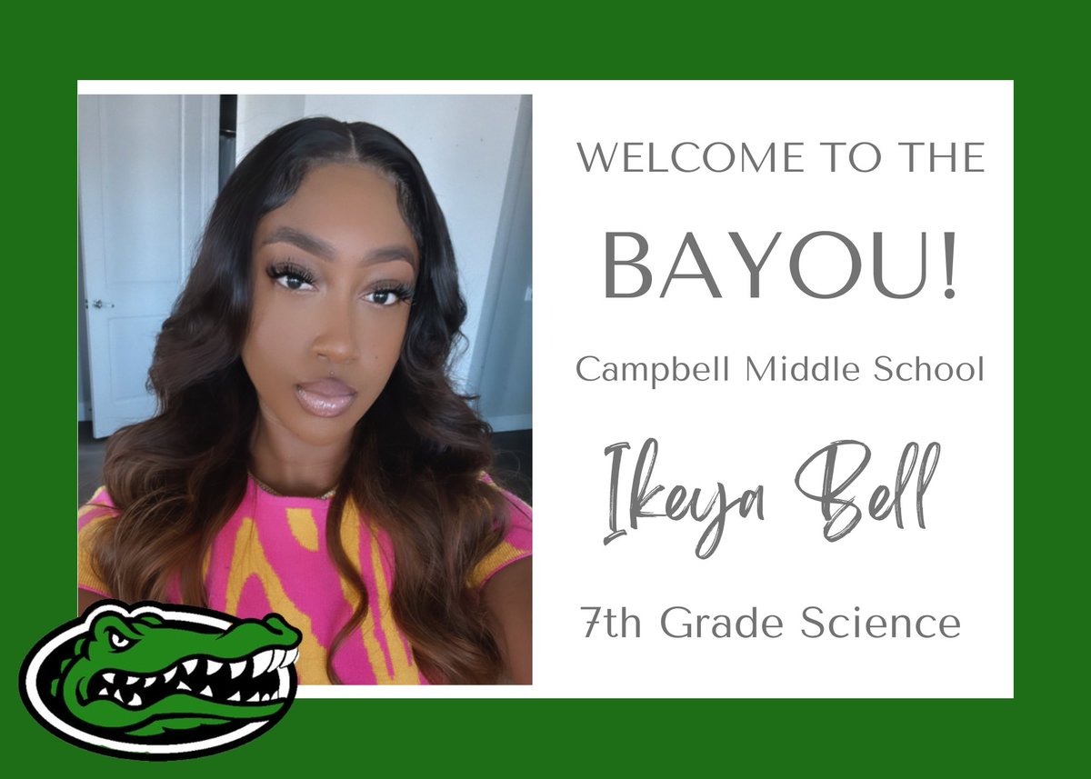 CampbellGators's tweet photo. Welcome to the Bayou!! 🐊 

#SIG #GatorGreatness https://t.co/CyGCt3KKZY