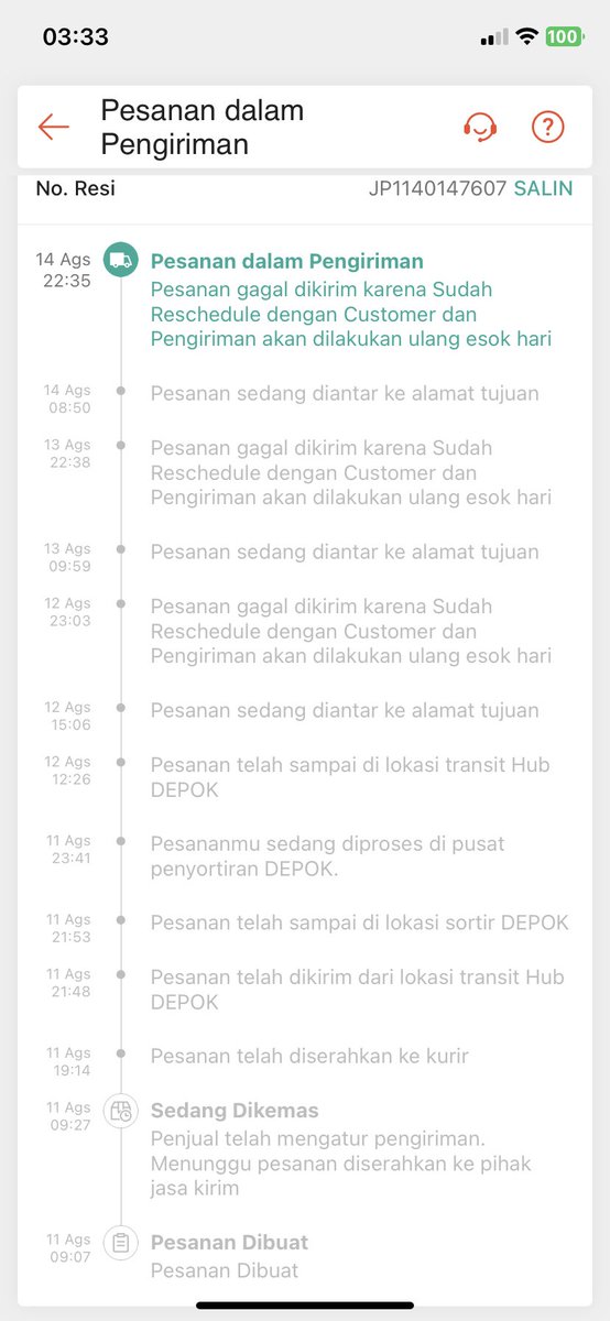 endahnurjnh's tweet photo. @jntexpressid gila bgt sewilayah mau 5 hari . https://t.co/xQywaJavzW