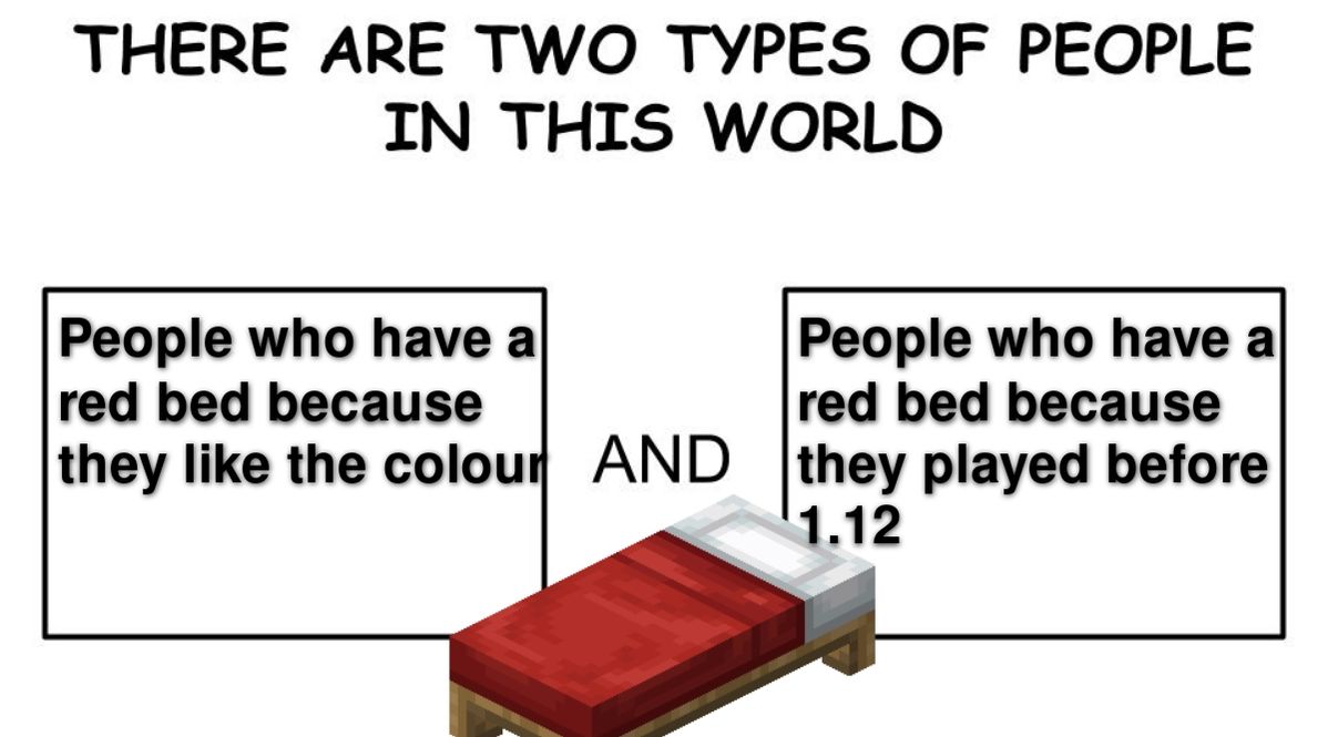 MinecraftMeme16's tweet photo. Which type are you https://t.co/TfdlMr4Z75